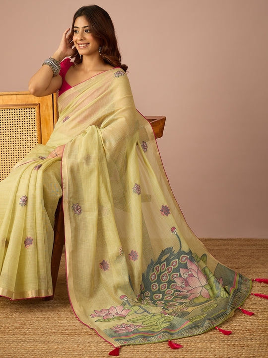 Light Green Mayuri Saree