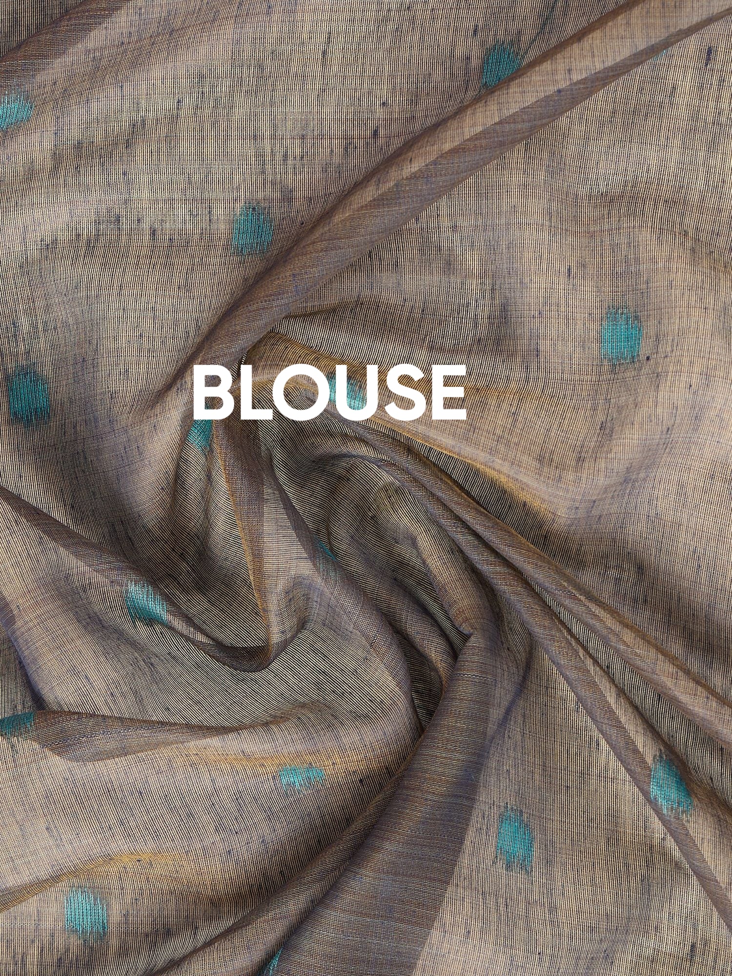 Sky Blue Chevron Ikat Saree
