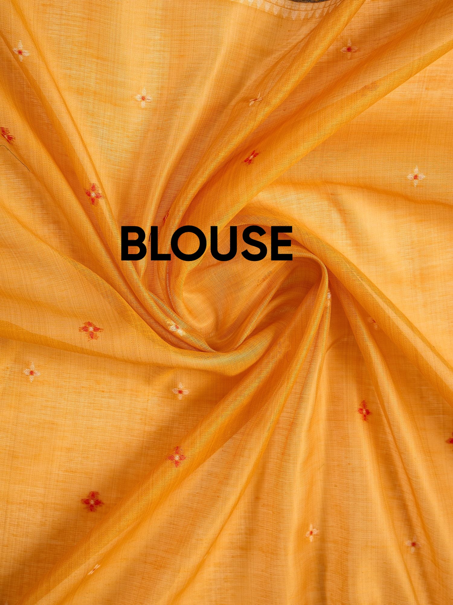 Mustard Banarasi Kora Saree