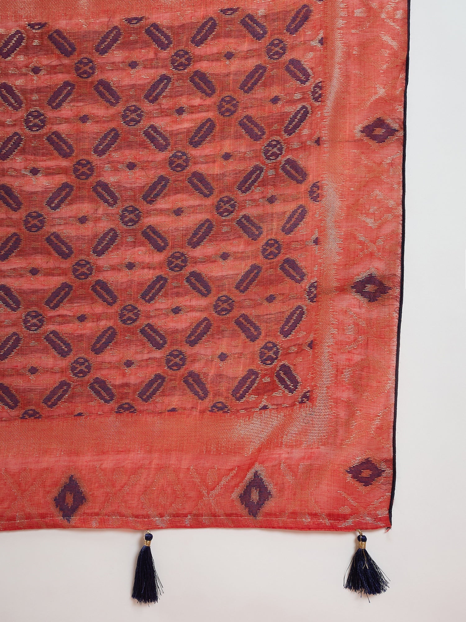 Red Sambalpuri Ikat Saree