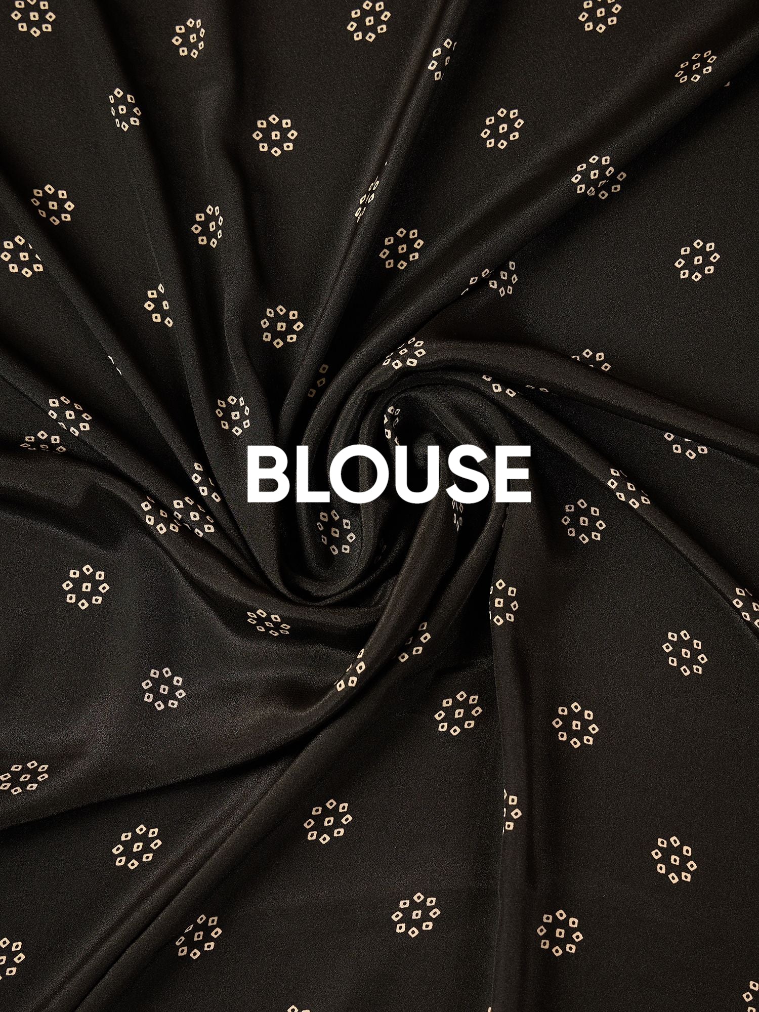 Red Base Black Bandhej Saree