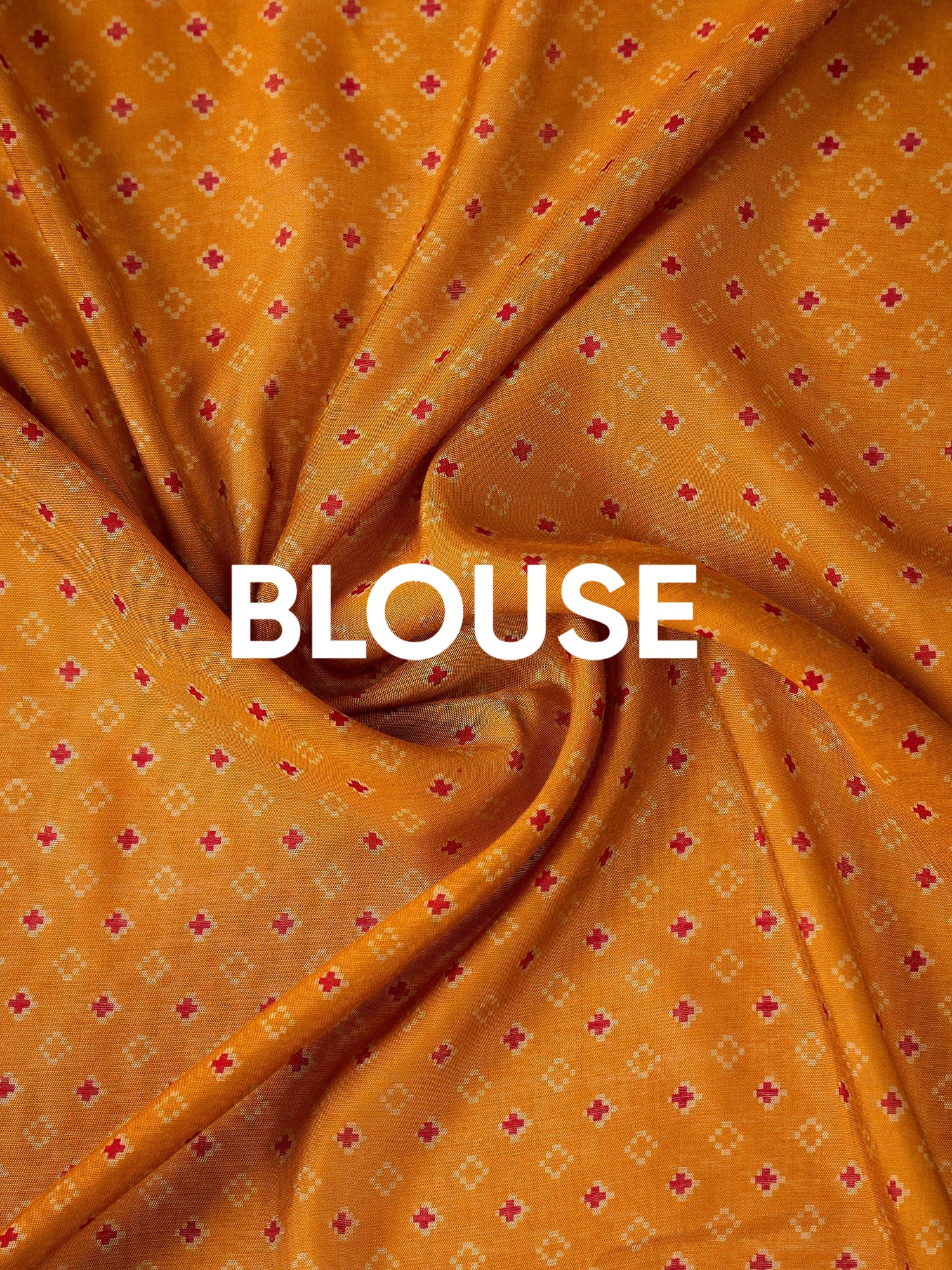Mustard Patola Print Saree