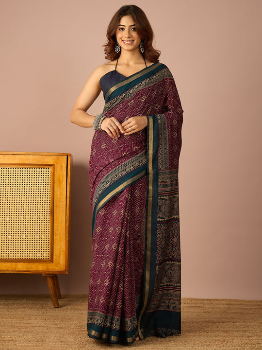 Wine Rai Patola Saree