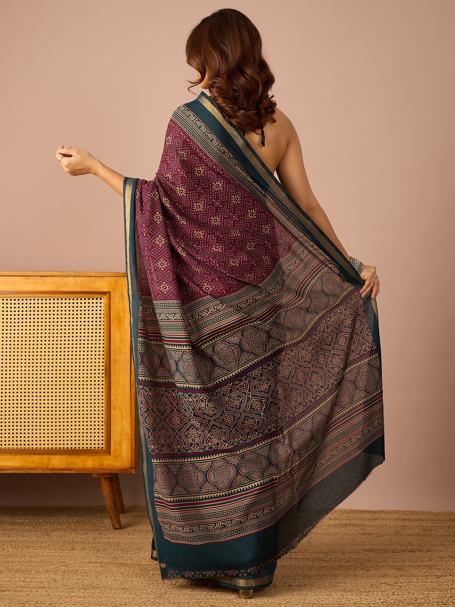 Wine Rai Patola Saree