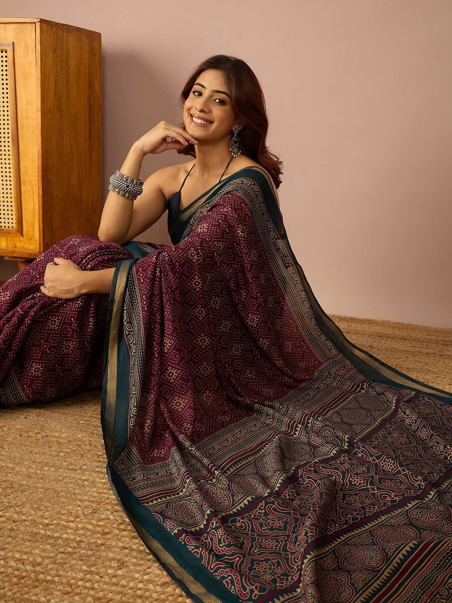 Wine Rai Patola Saree