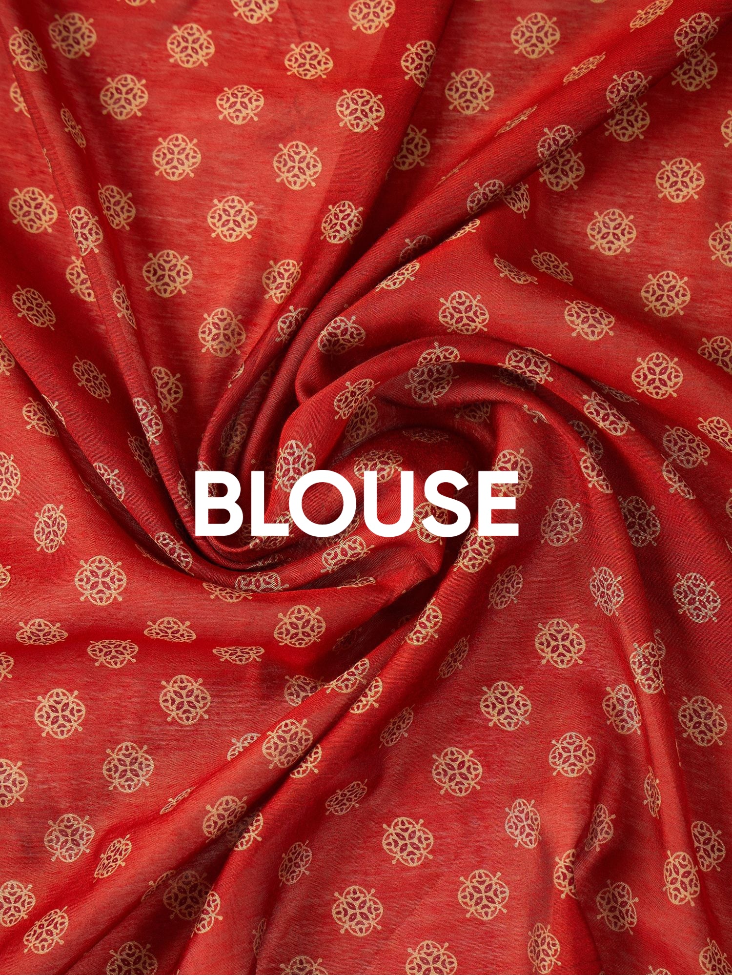 Rust Ajrakh Zari Border Saree
