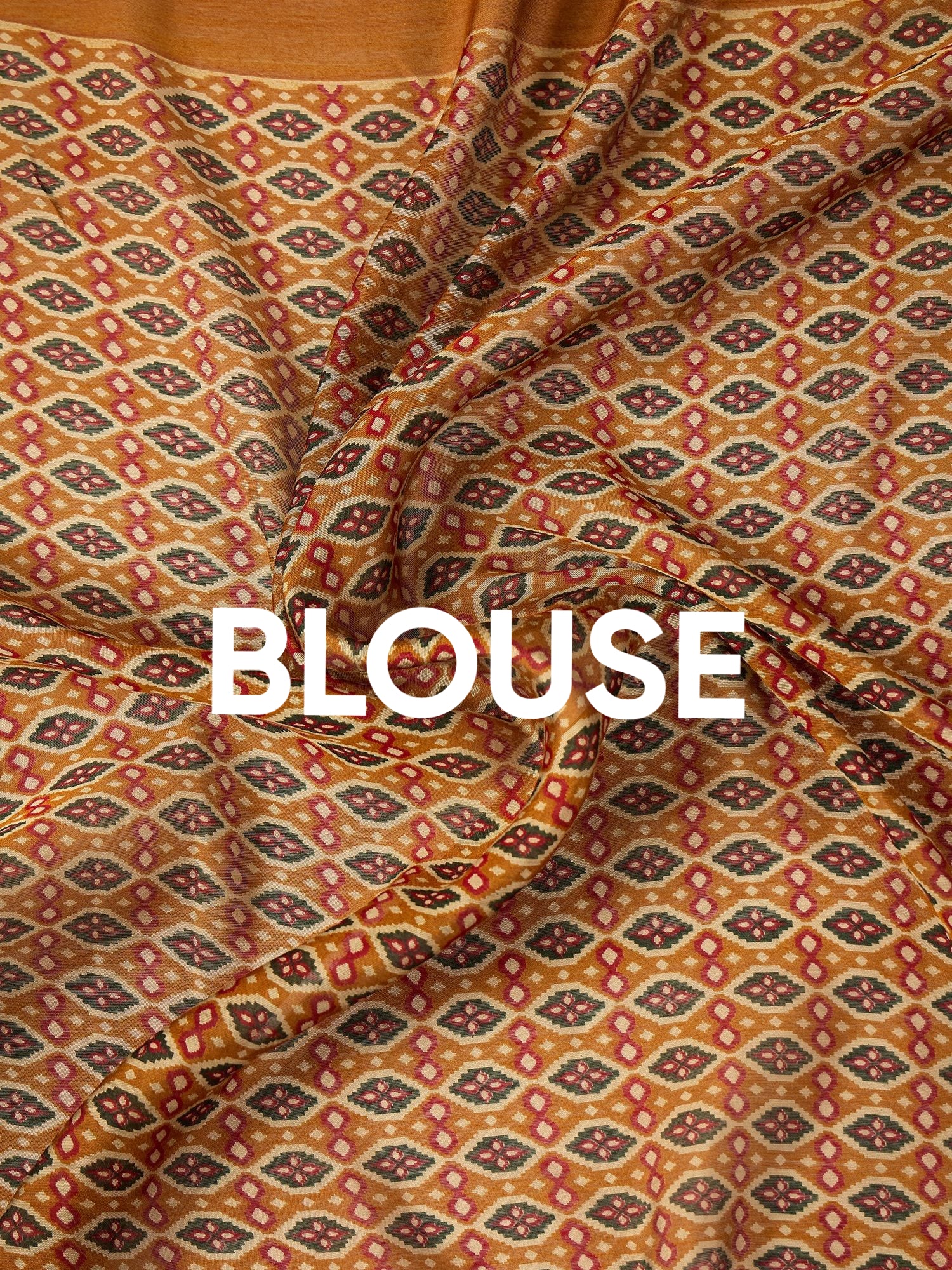 Mustard Rajkot Patola Border Saree