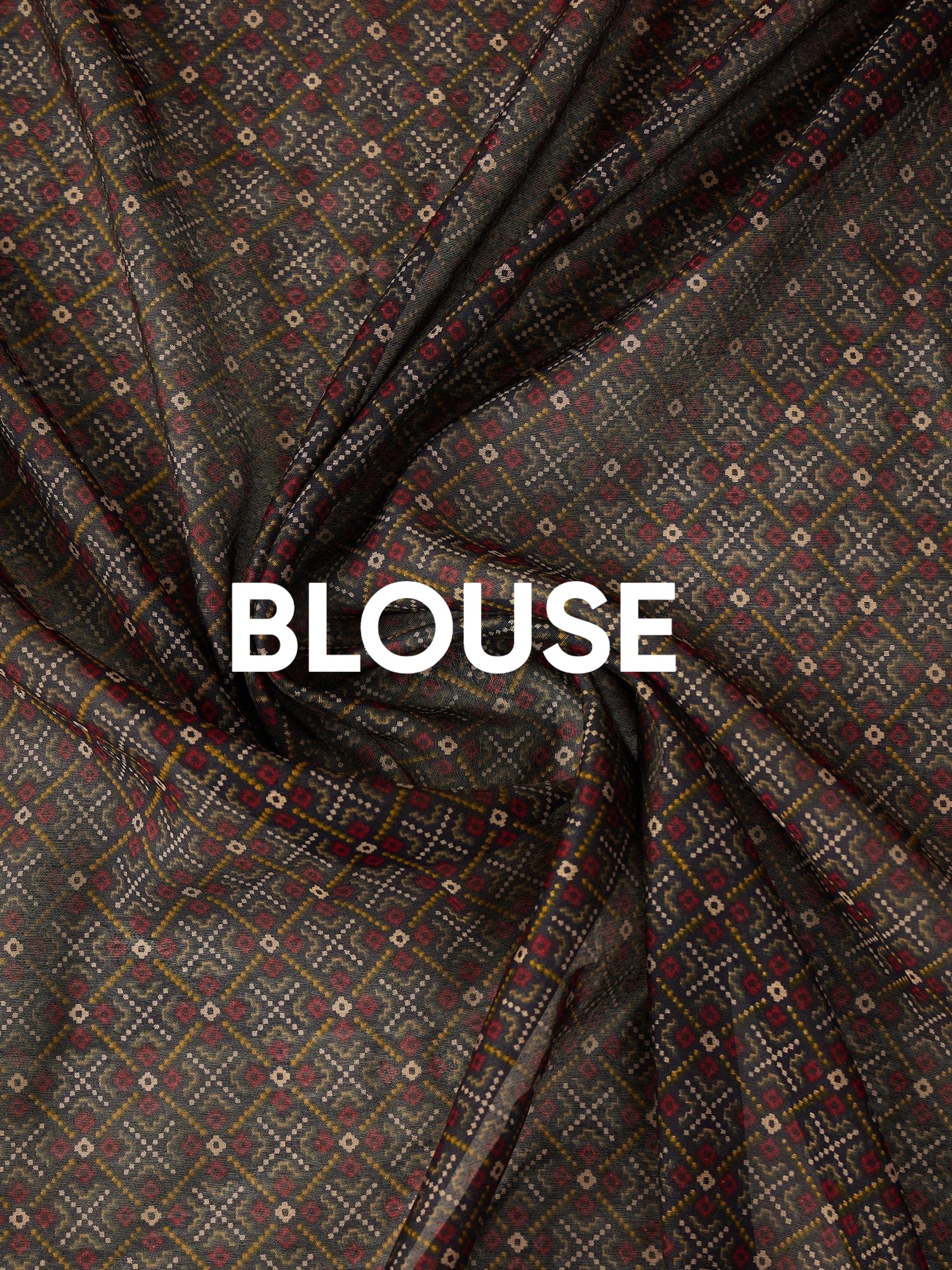Maroon Kullu Weave Border Saree