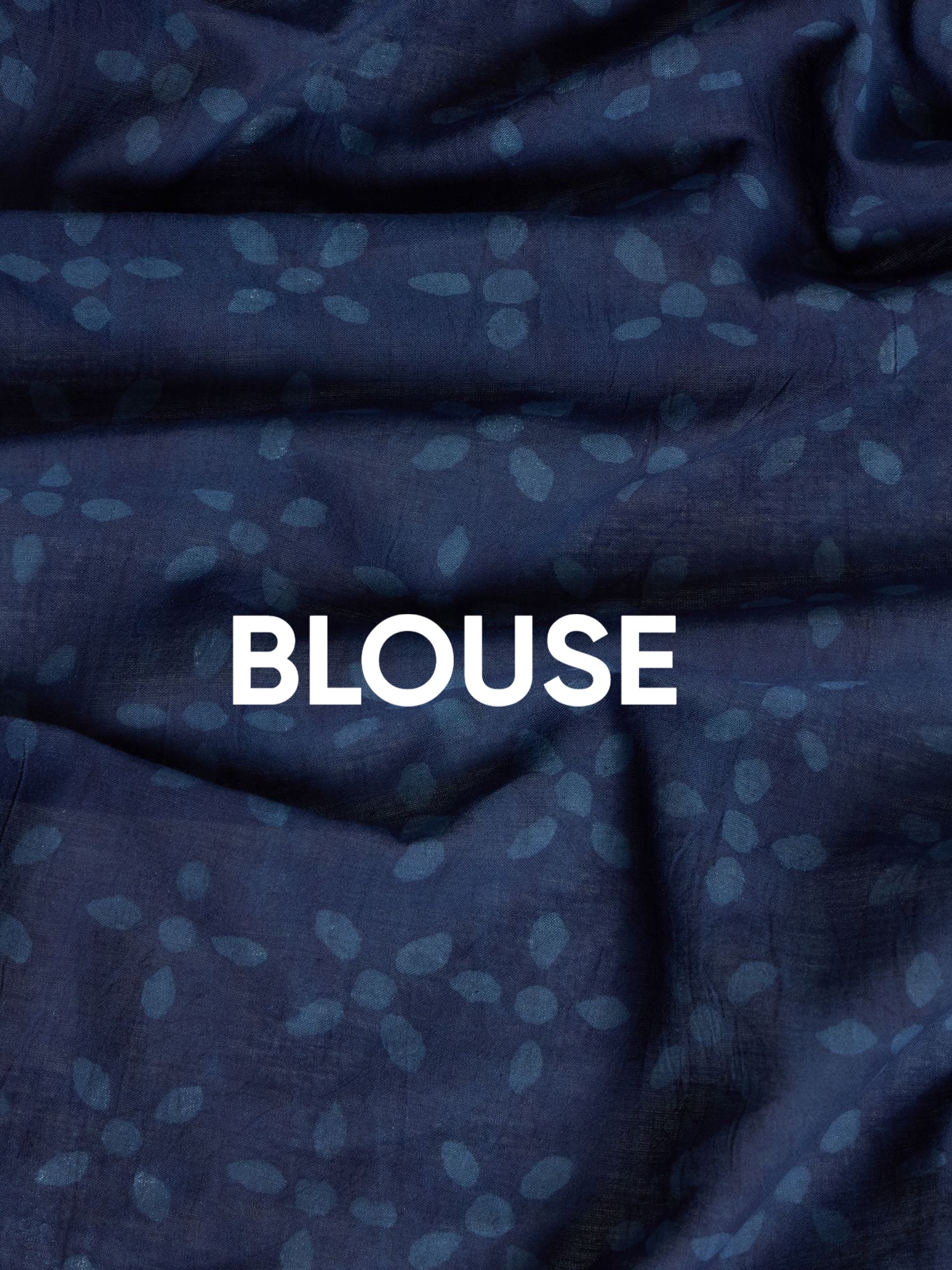 Indigo Batik Dabu Print Saree