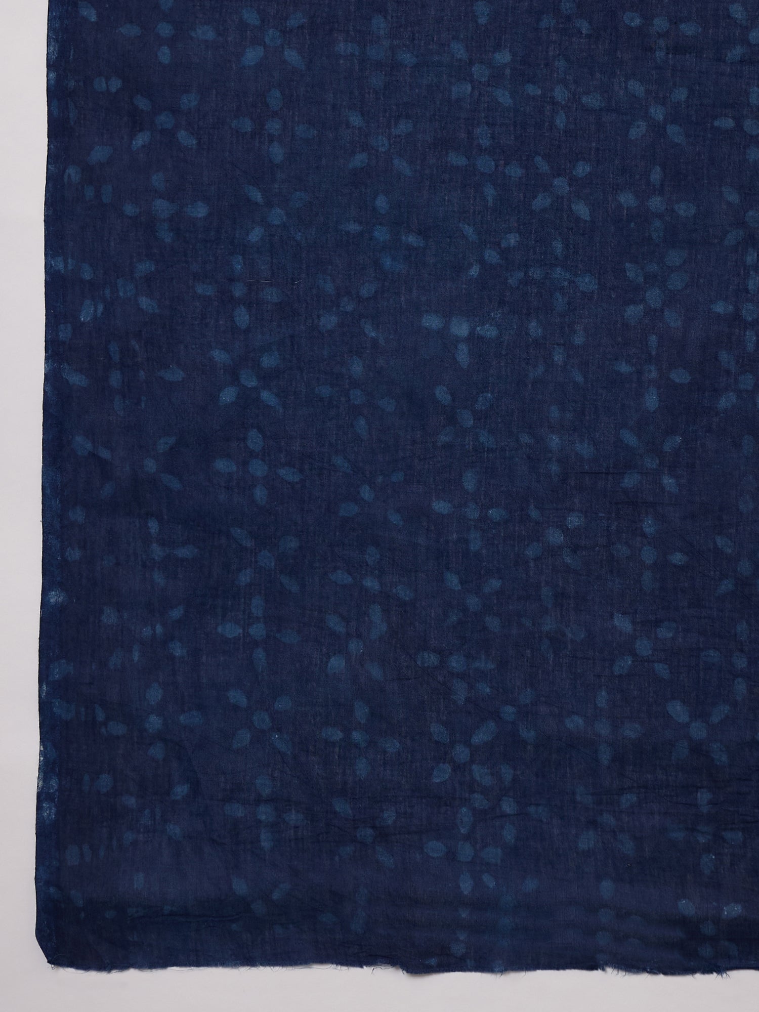 Indigo Batik Dabu Print Saree