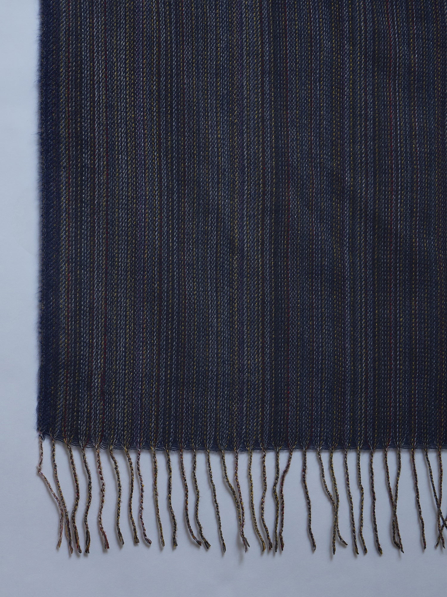 Blue Multi Striped Shawl
