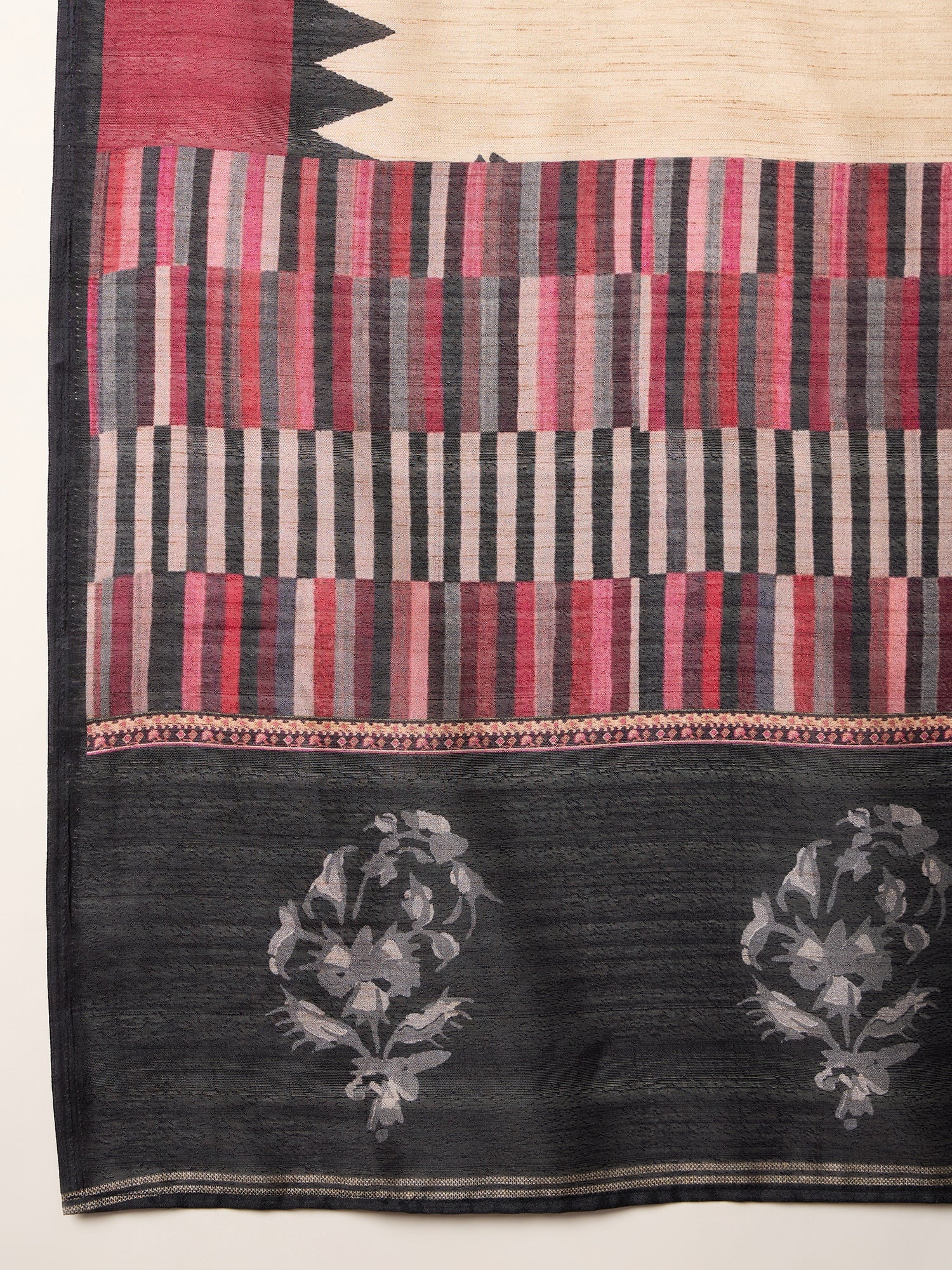 Burgundy Kurta Set Chevron Dupatta