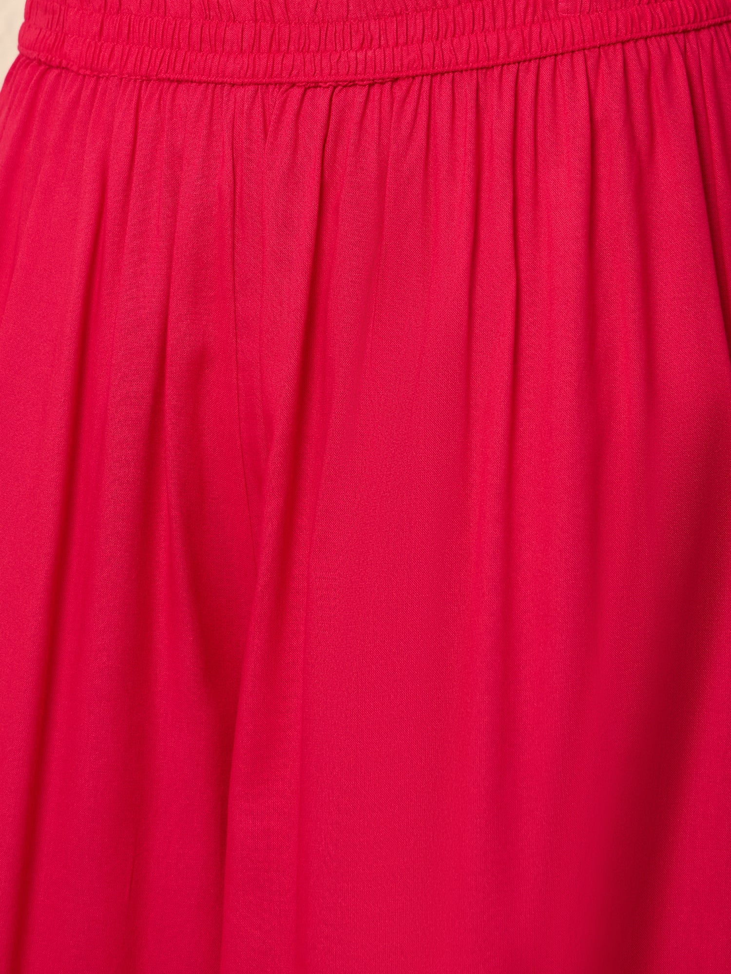 Fuchsia Strappy Kurta Set Dark Dupatta