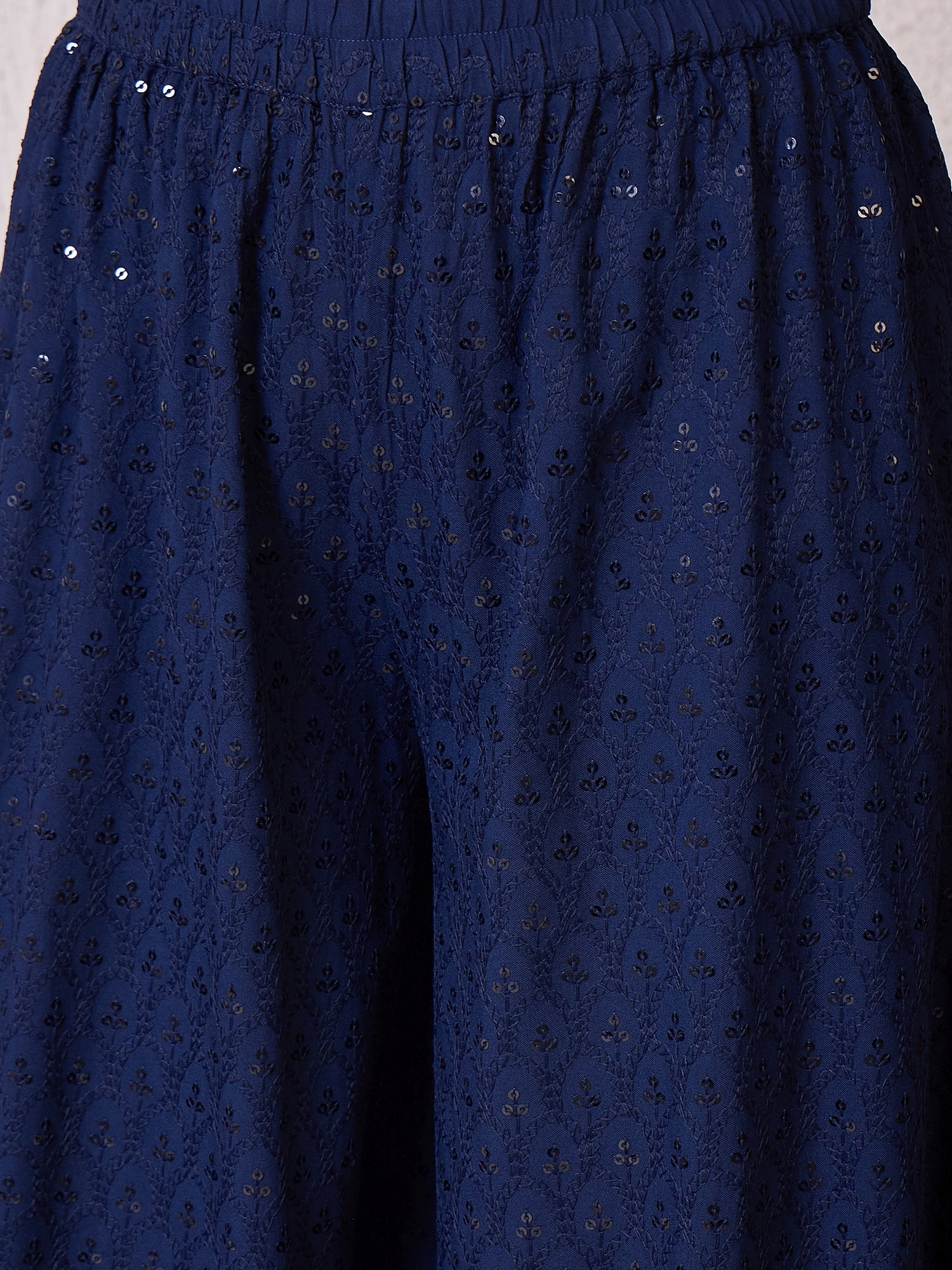 Blue Chikankari Sweetheart Set