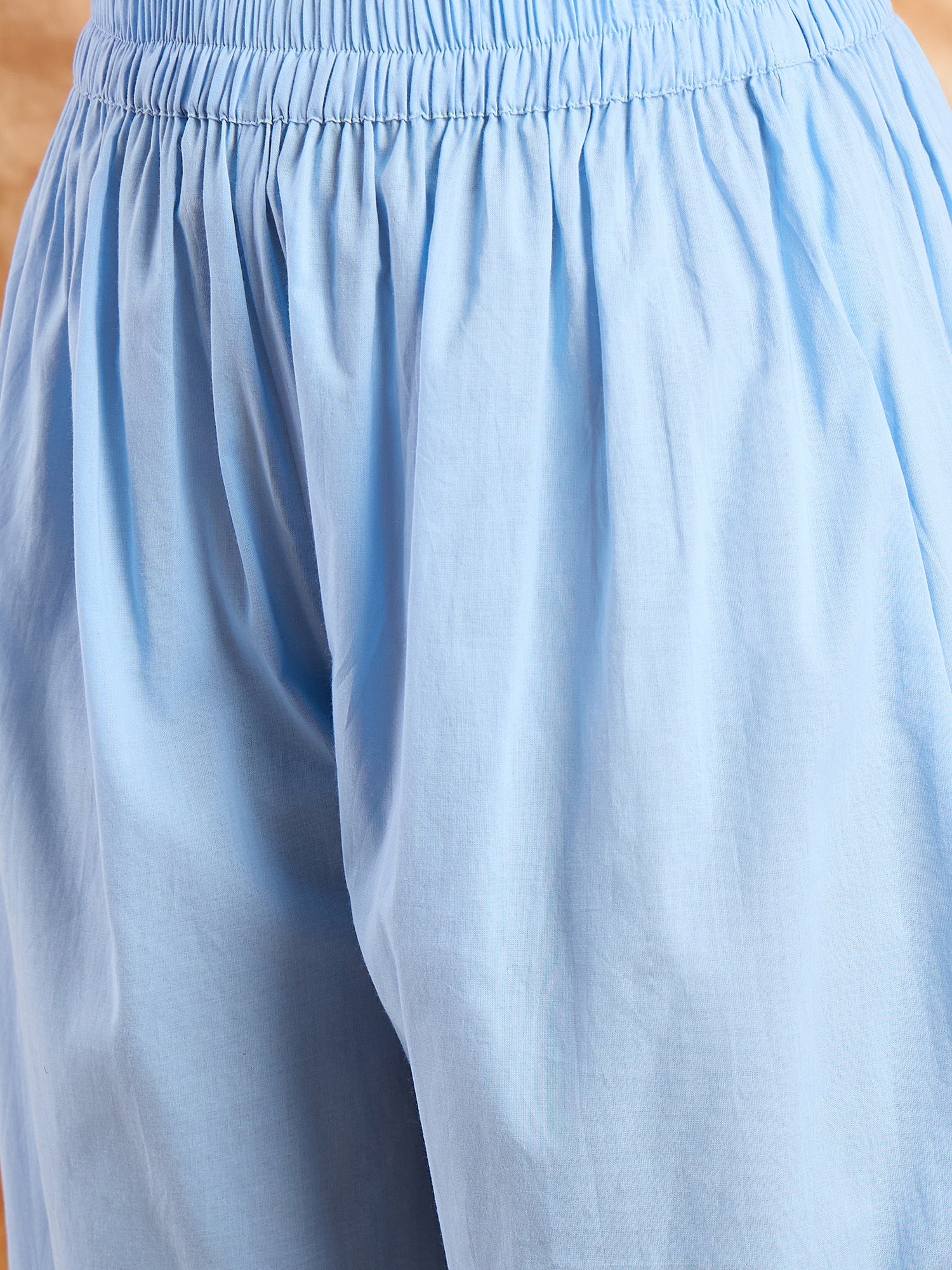 Light Blue Pastel Kurta Set