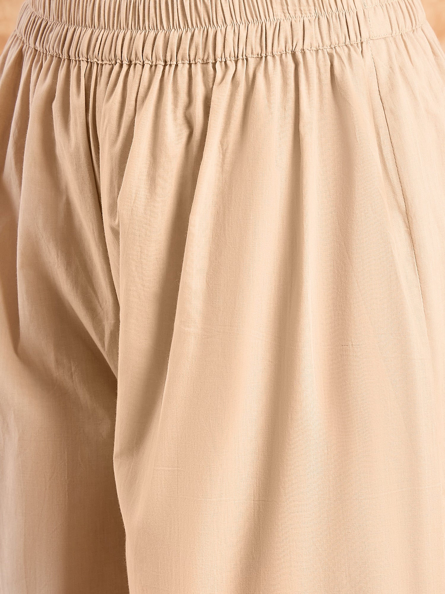 Beige Pastel Kurta Set