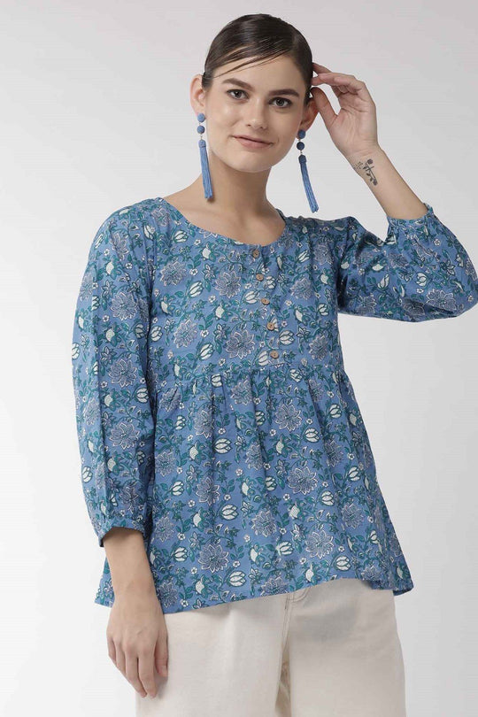 No- Brainer  Blue Top