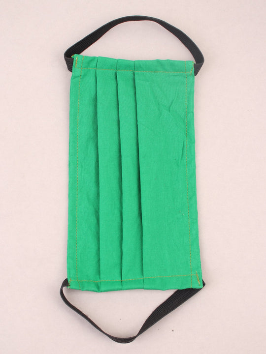 Solid Green  - Set of 2 Masks