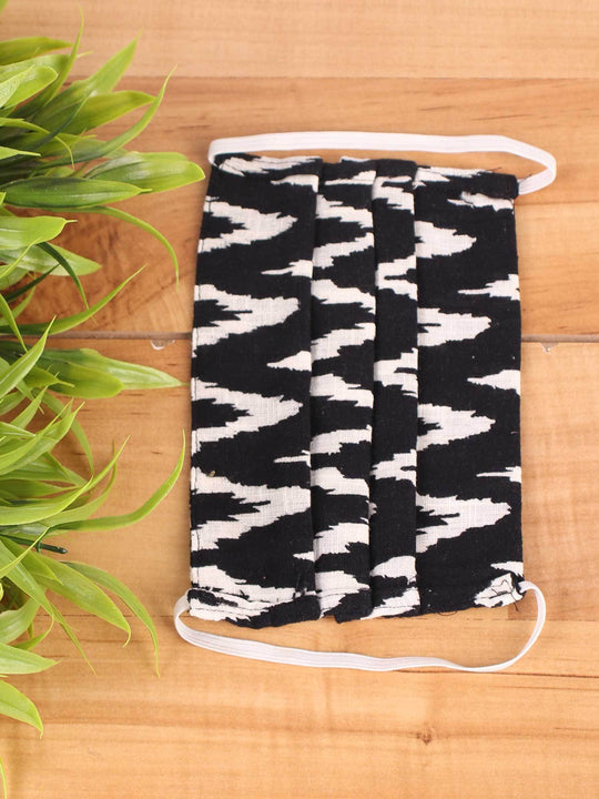 Black Waves Mask - Set of 2
