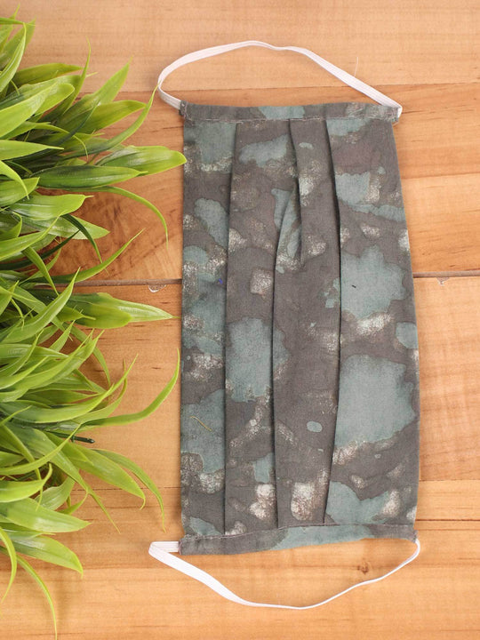 Green Abstract Mask - Set of 2