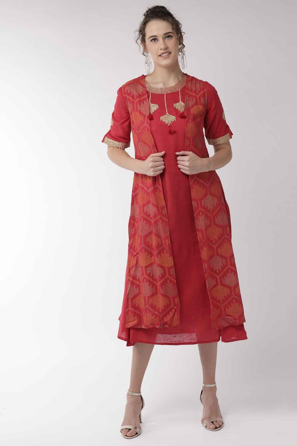 Sienna Red Dress