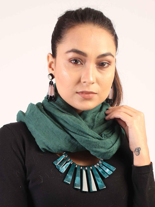 Green Infinity Scarf