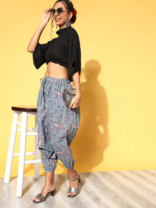 Cornflower Blue Harem Set