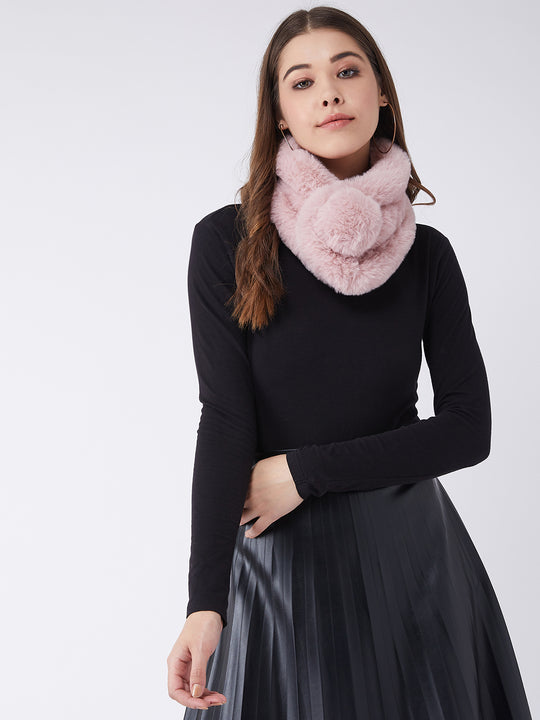 Fur Scarf - Pink