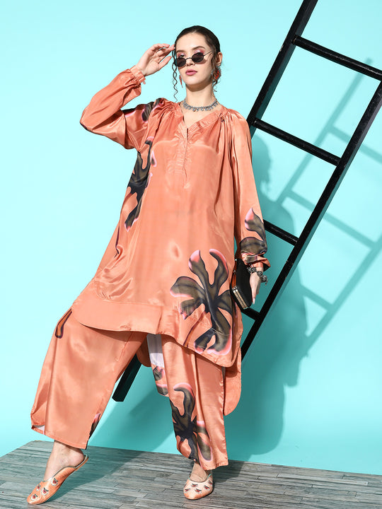 Faun Big Tree Print Kurta Set