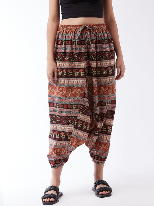 Multicolour Harem Pant For Teens