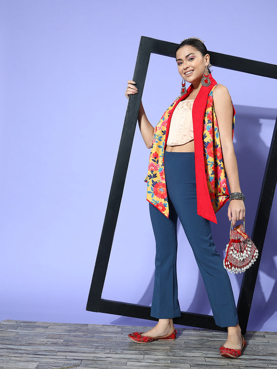 Mustard Boheme Reversible Shrug