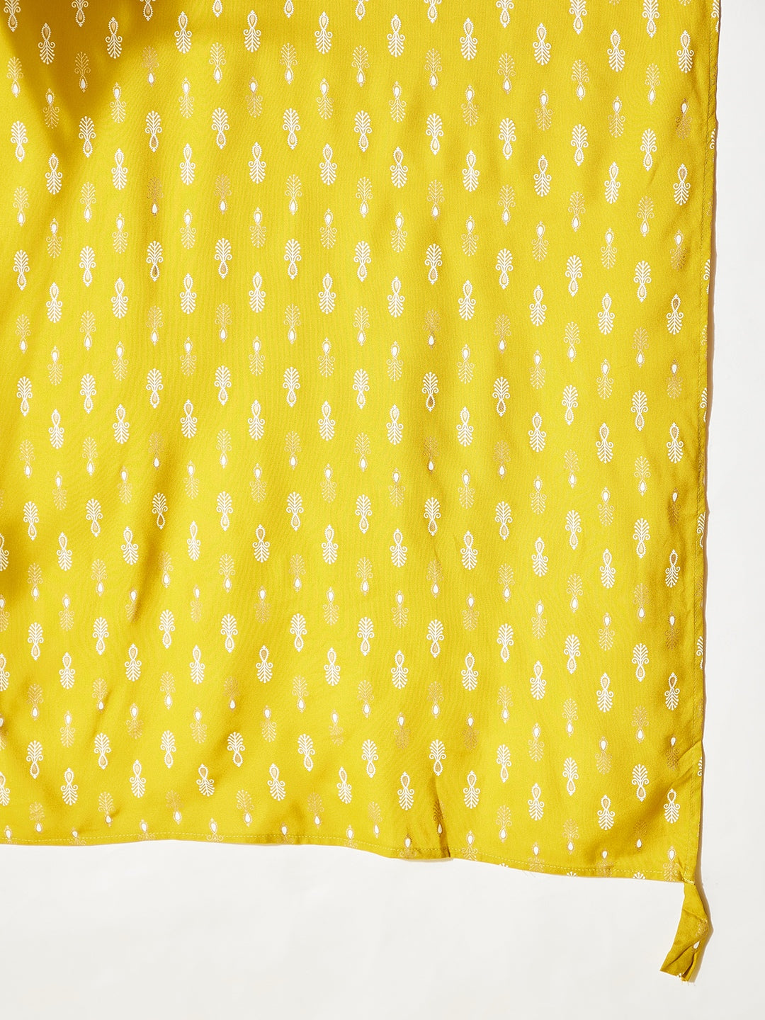 Maroon Strappy Kurta Palazzo Set With Mustard White Dupatta