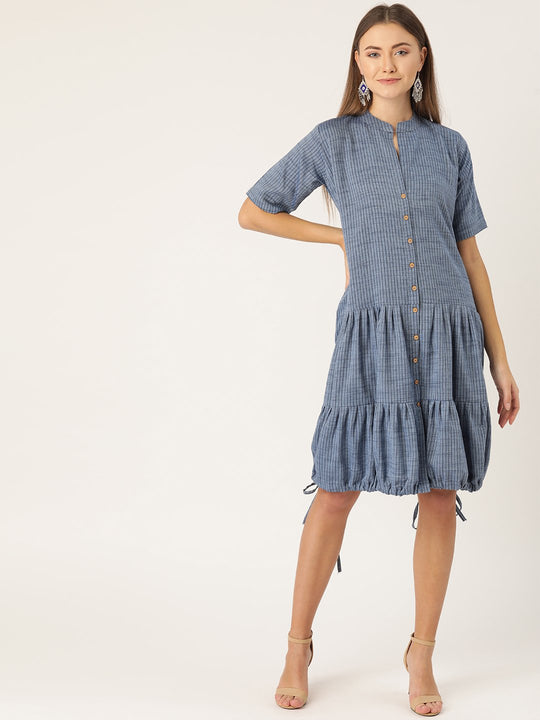 Dress In Denim Blue