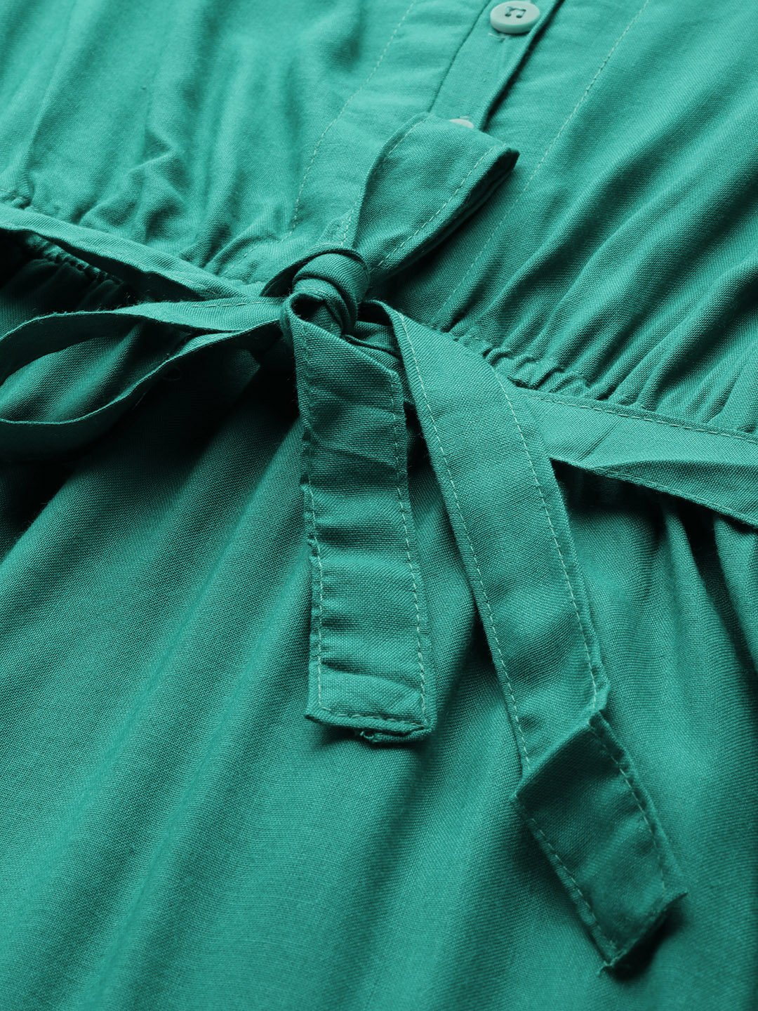 Green Dress With Belt