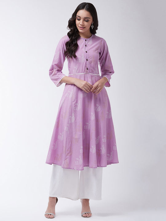 Madhubani Motif Print Kurta