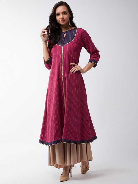Royalty Personified In Maroon