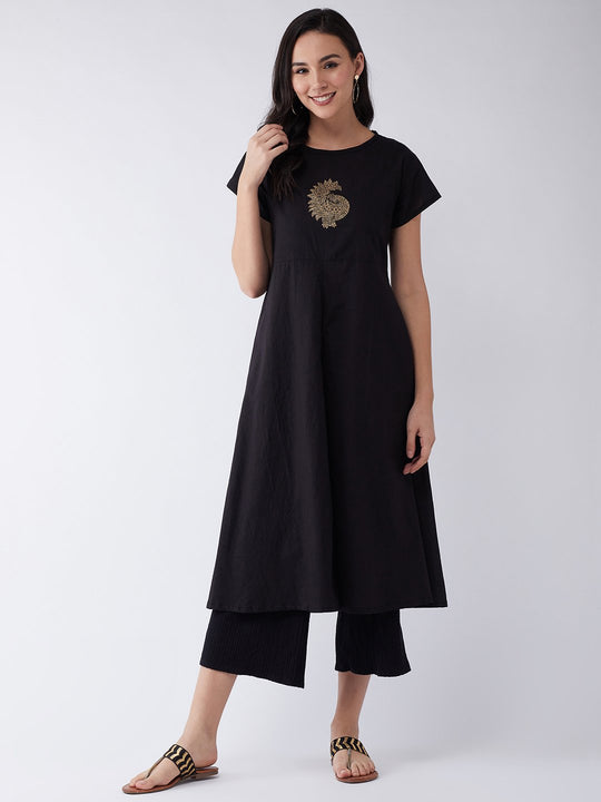 Block Printed Anarkali Kurta