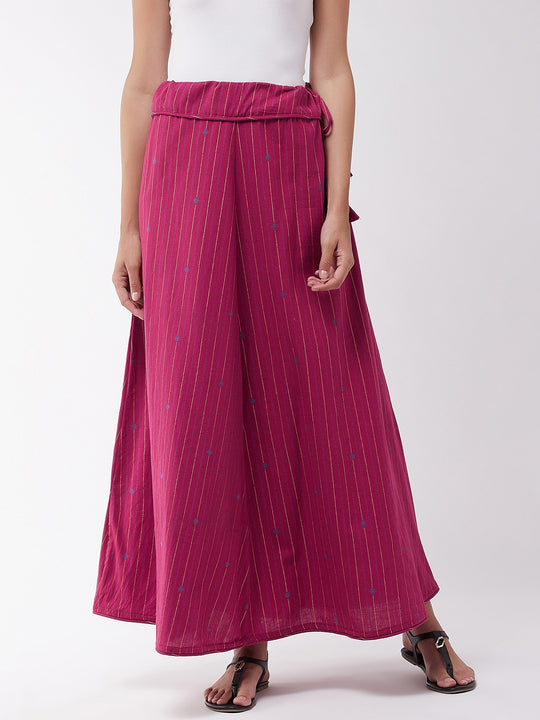 Red Stripe Skirt