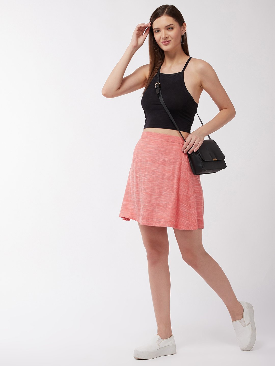 Rouge Pink Short Skirt