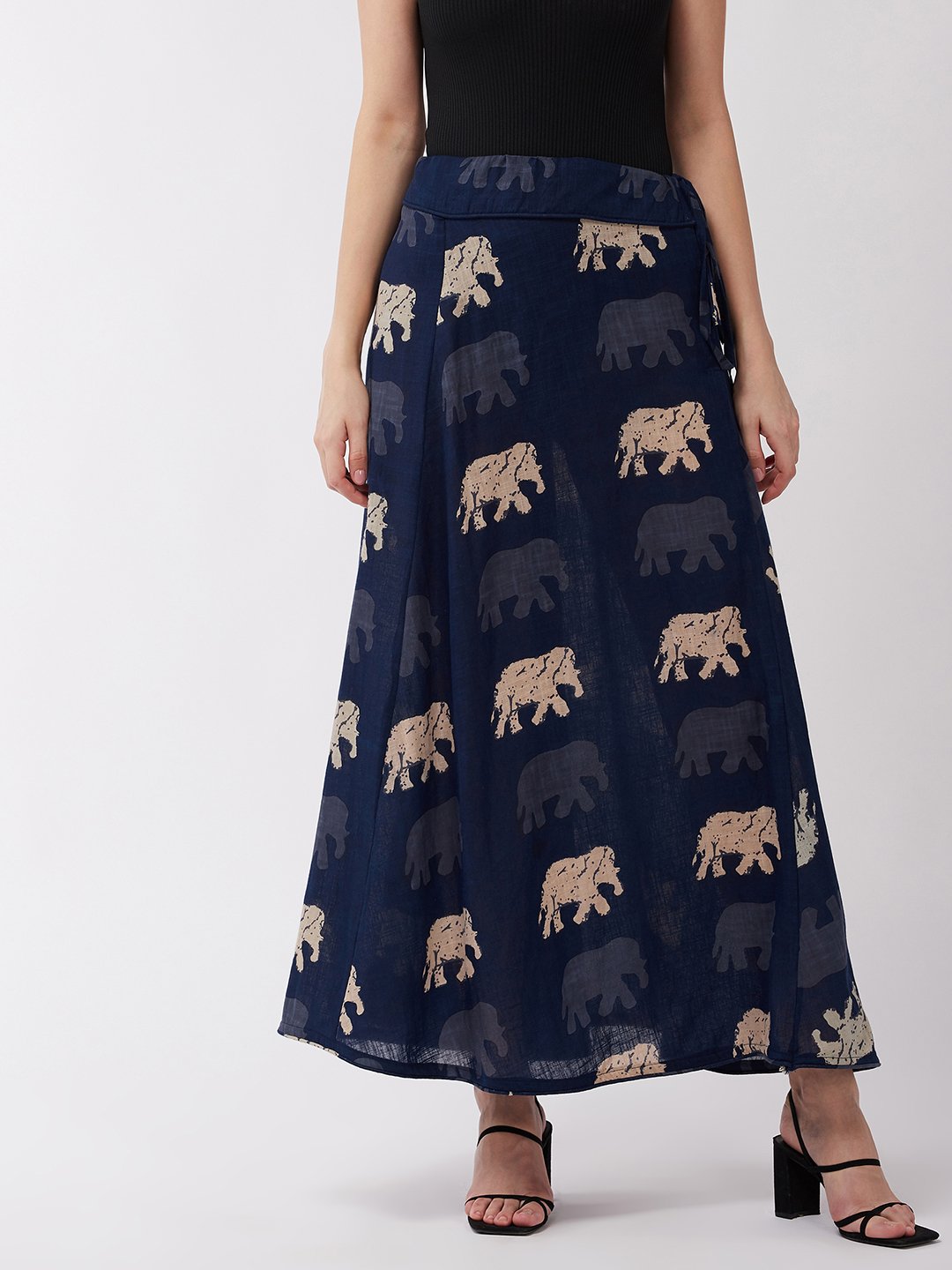 Elephant Blue Skirt