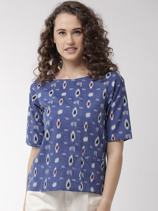 Navy Blue Top
