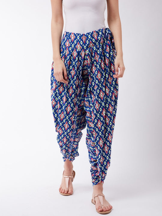 Indigo Patola Dhoti