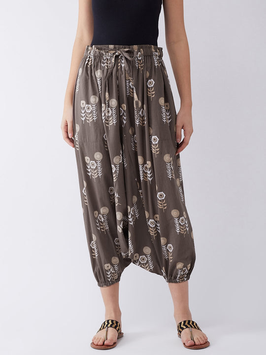 Coffee Brown Harem Pant