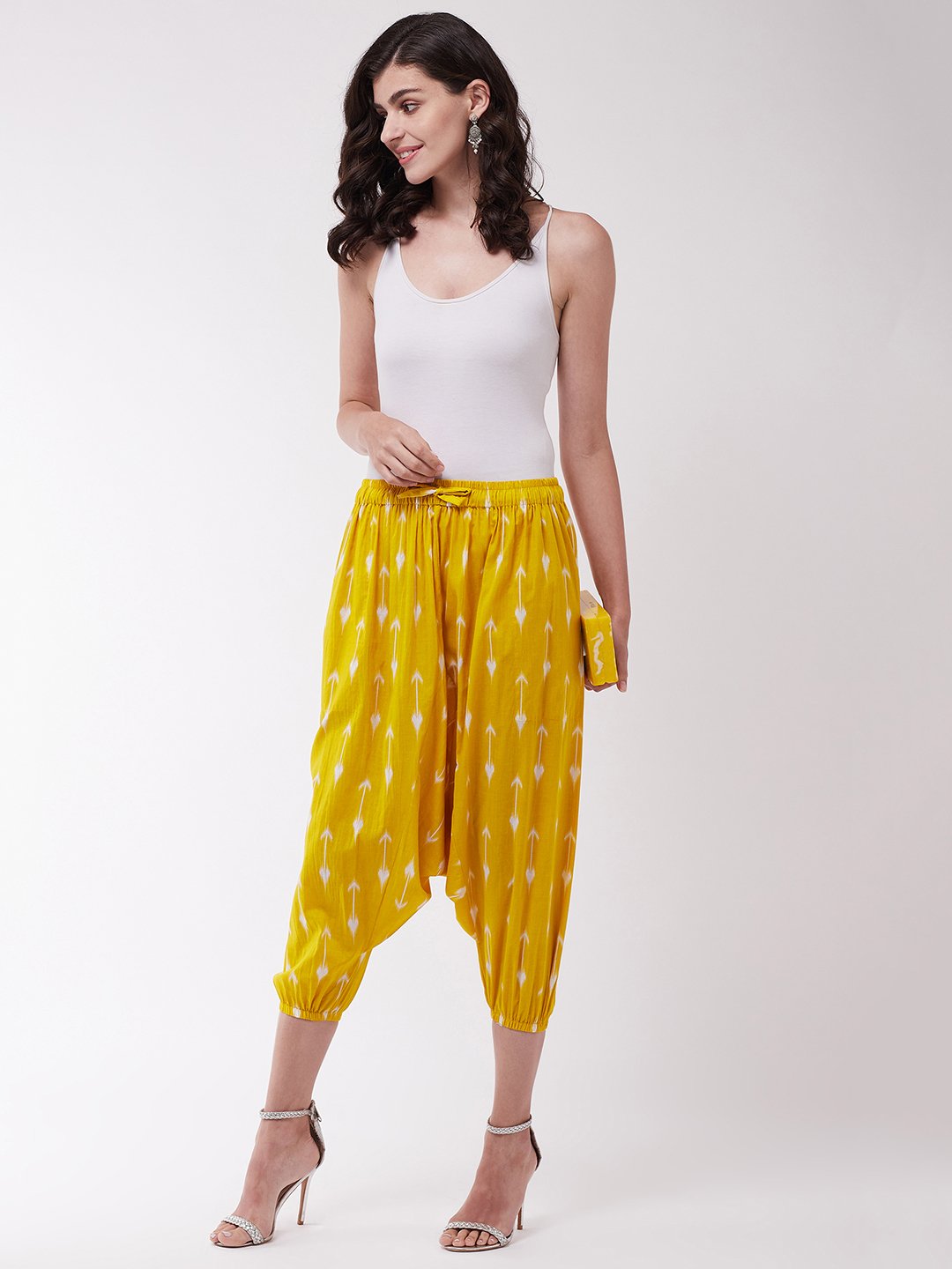 Yellow Arrow Harem Pant