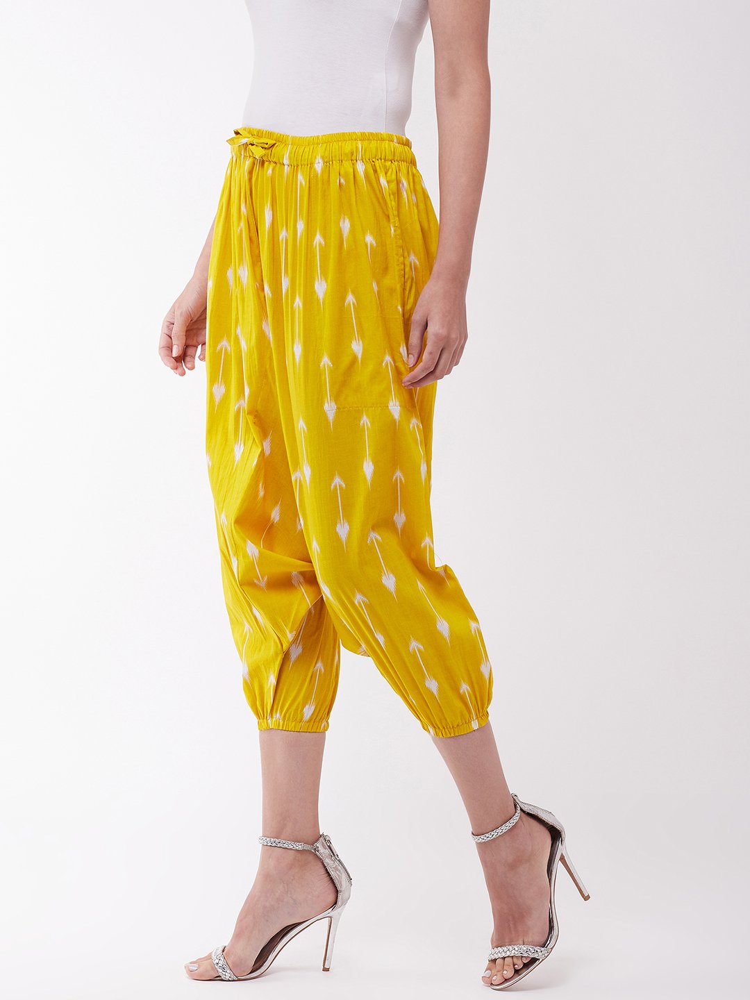Yellow Arrow Harem Pant