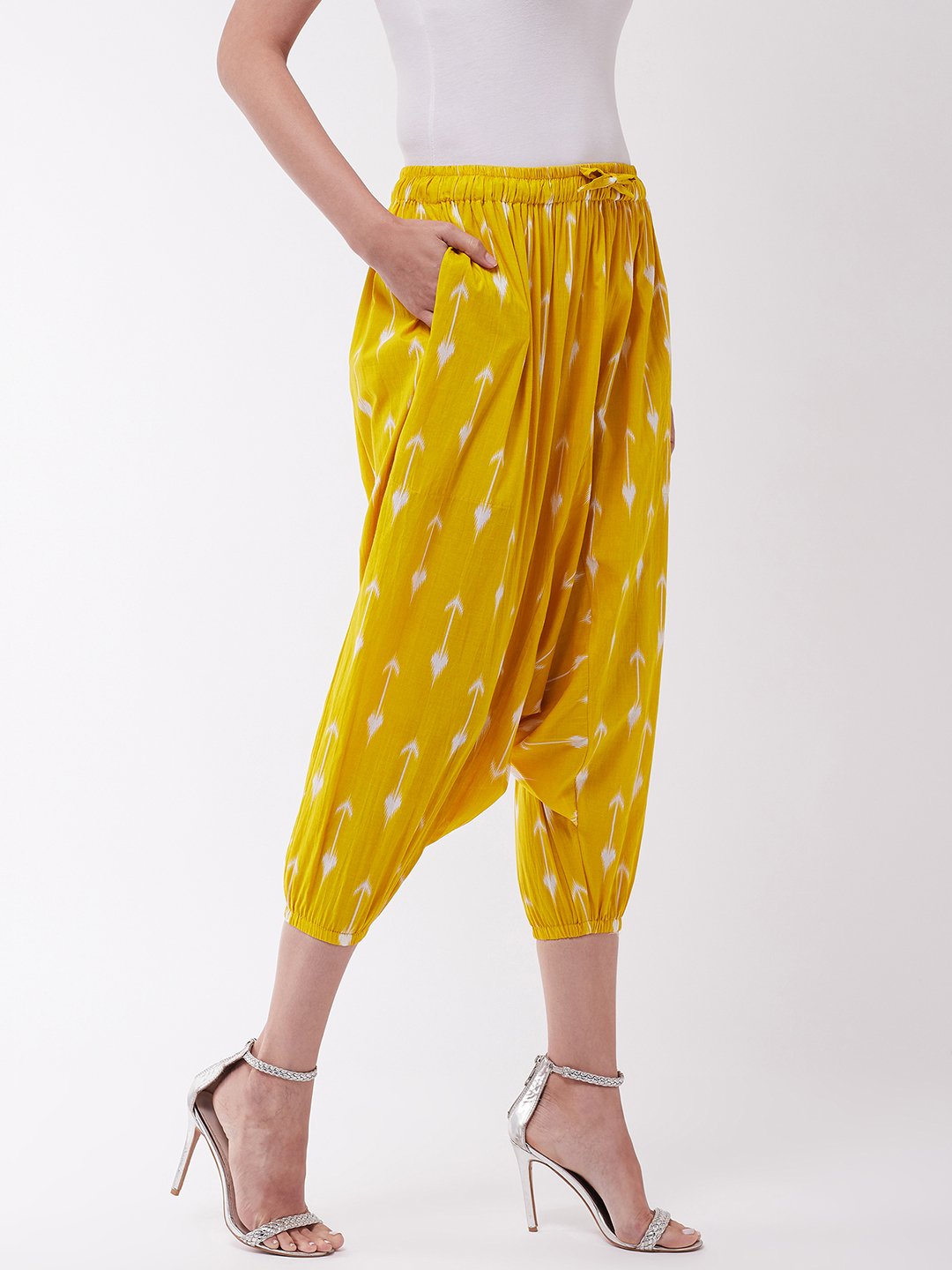 Yellow Arrow Harem Pant