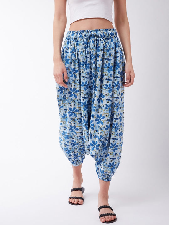 Indigo Kantha Harem Pants