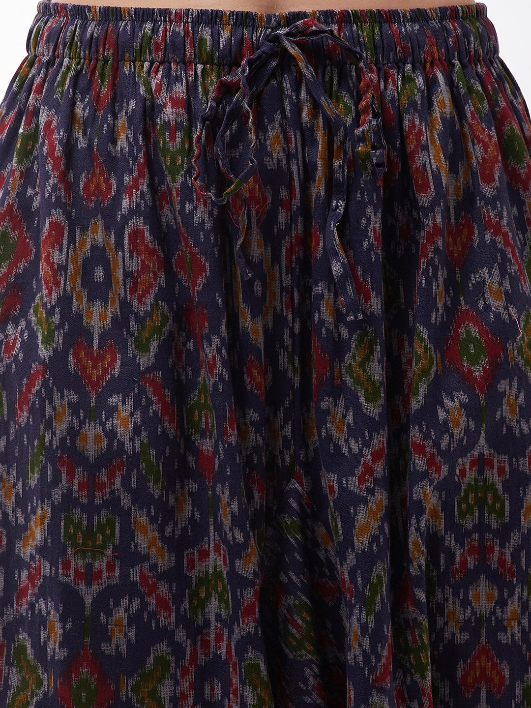 Indigo Ikkat Harem Pant