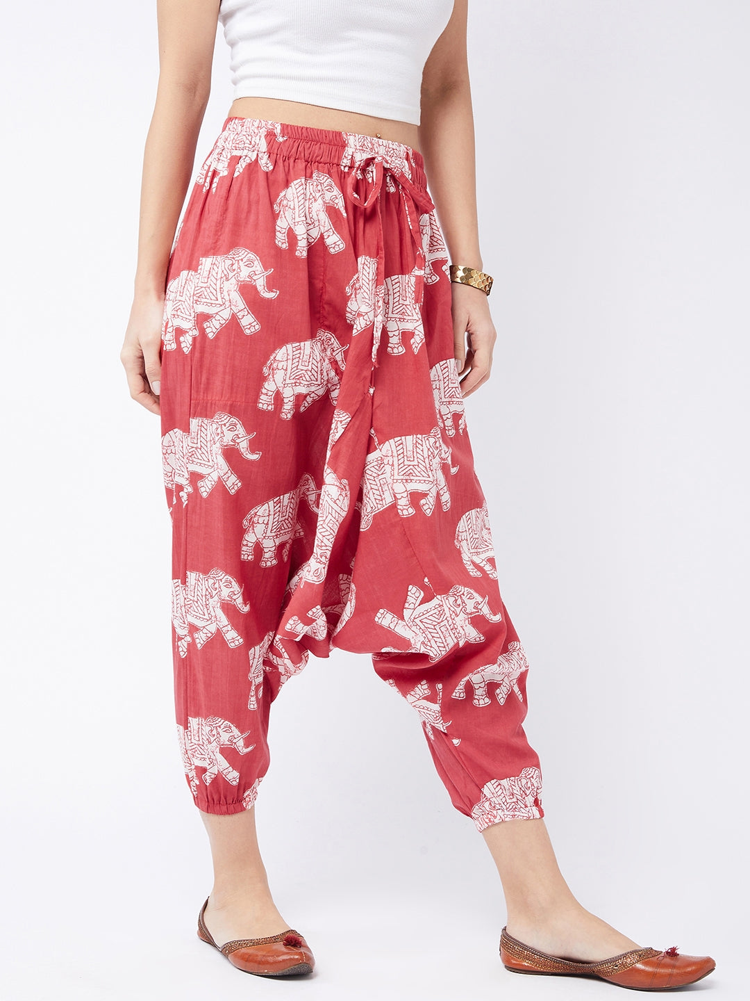 Red Elephant Harem Pant