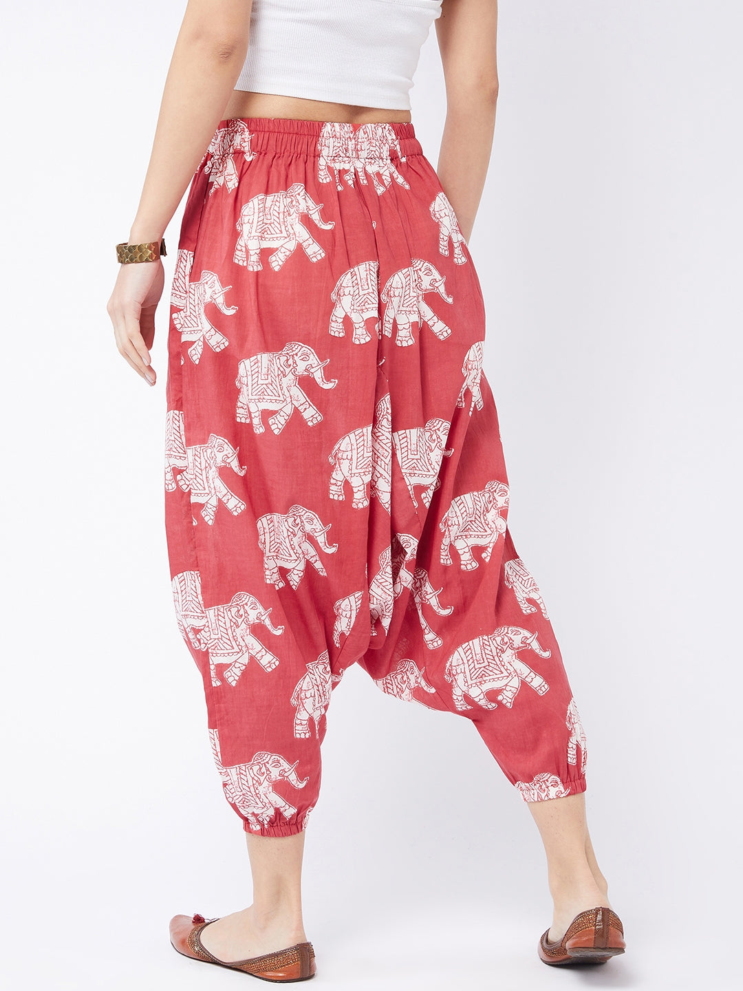 Red Elephant Harem Pant